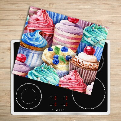 Chopping board Colorful muffins