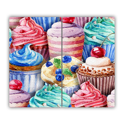 Chopping board Colorful muffins