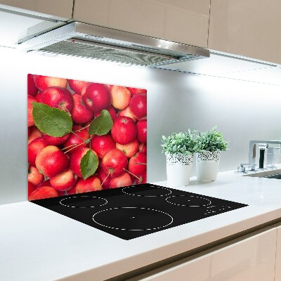 Chopping board Red apples