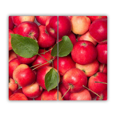 Chopping board Red apples