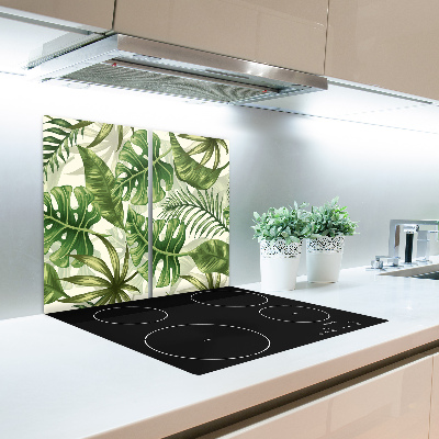 Chopping board Tropical leaves