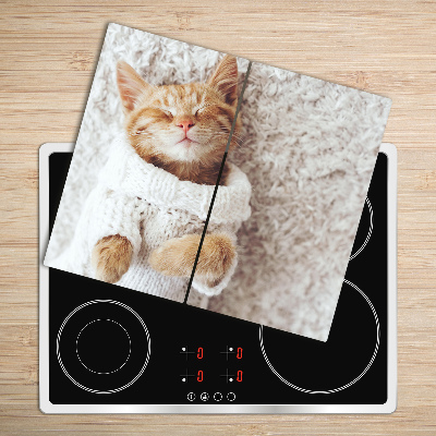 Chopping board Kitten sweater