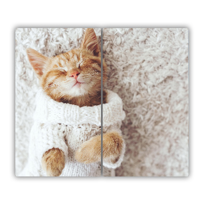 Chopping board Kitten sweater