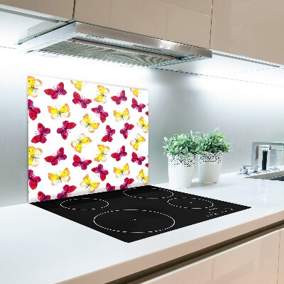 Chopping board Butterfly flower