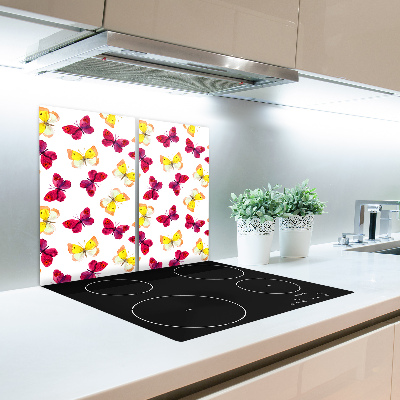 Chopping board Butterfly flower