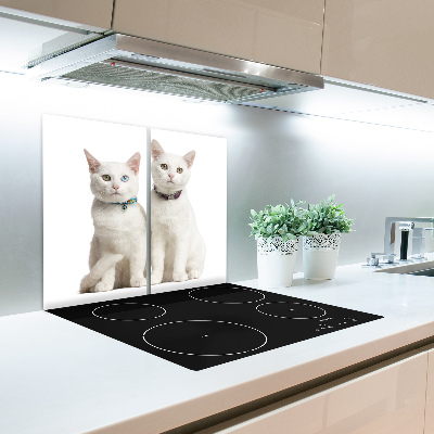 Chopping board White cats