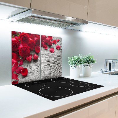 Chopping board Red roses