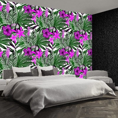 Wallpaper Toucan palm