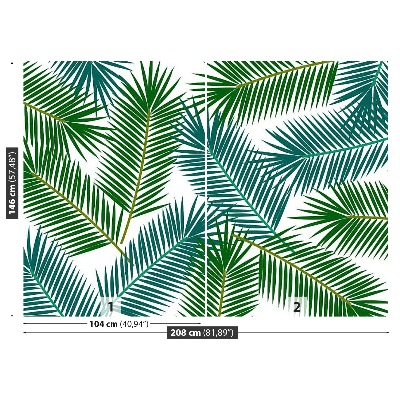 Wallpaper Palm leaves
