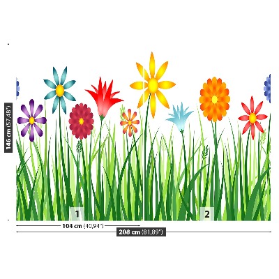 Wallpaper Flowers grass