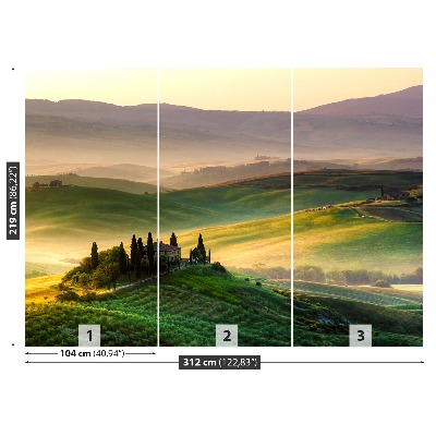 Wallpaper Panorama of tuscany