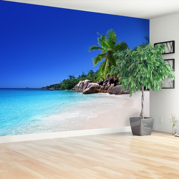 Wallpaper Seychelles beach