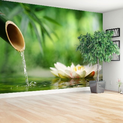 Wallpaper Bamboo fountain