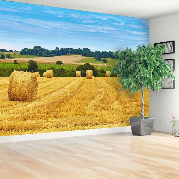 Wallpaper Hay bales