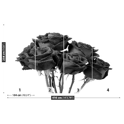 Wallpaper Black roses