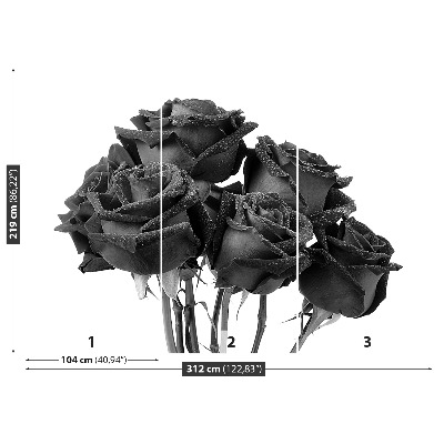 Wallpaper Black roses