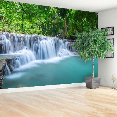 Wallpaper Forest waterfall