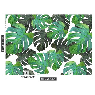 Wallpaper Leaves monster