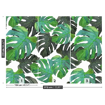 Wallpaper Leaves monster