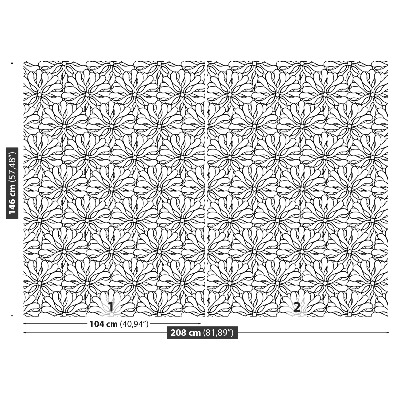 Wallpaper Flowers pattern