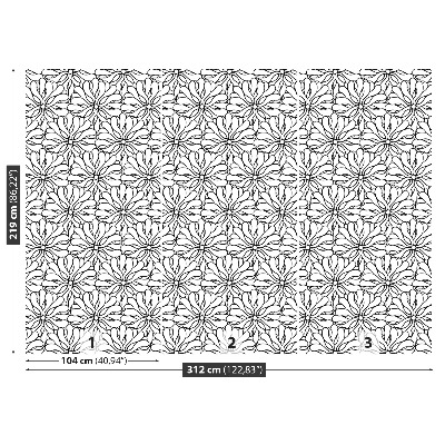 Wallpaper Flowers pattern