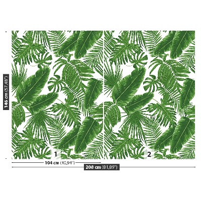 Wallpaper Tropical leaves