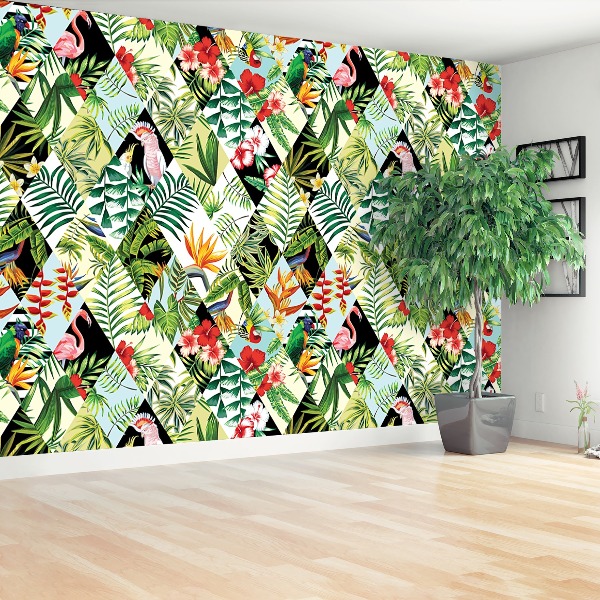 Wallpaper Exotic mosaic