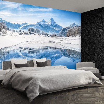 Wallpaper Winter alps