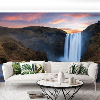 Wallpaper Skogafoss waterfall