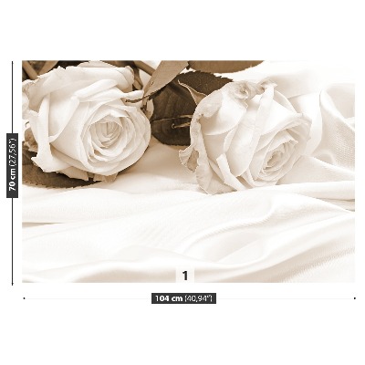 Wallpaper Roses sepia