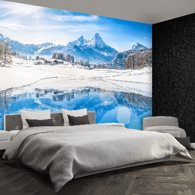 Wallpaper Winter alps