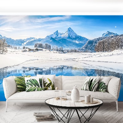 Wallpaper Winter alps