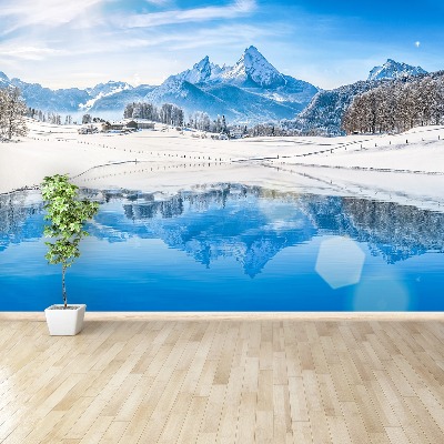 Wallpaper Winter alps