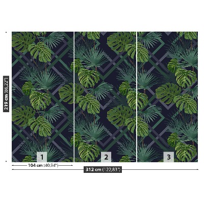 Wallpaper Leaves monster