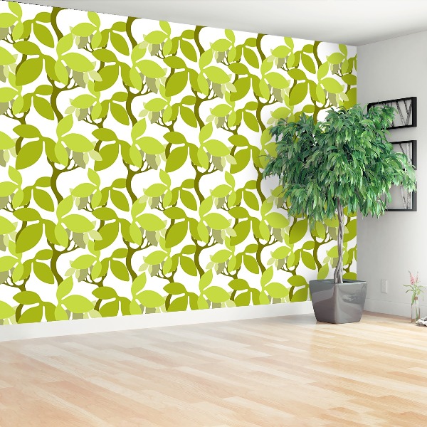 Wallpaper Pattern with leaves