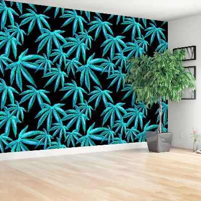 Wallpaper Leaves of hemp