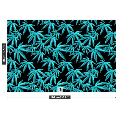 Wallpaper Leaves of hemp