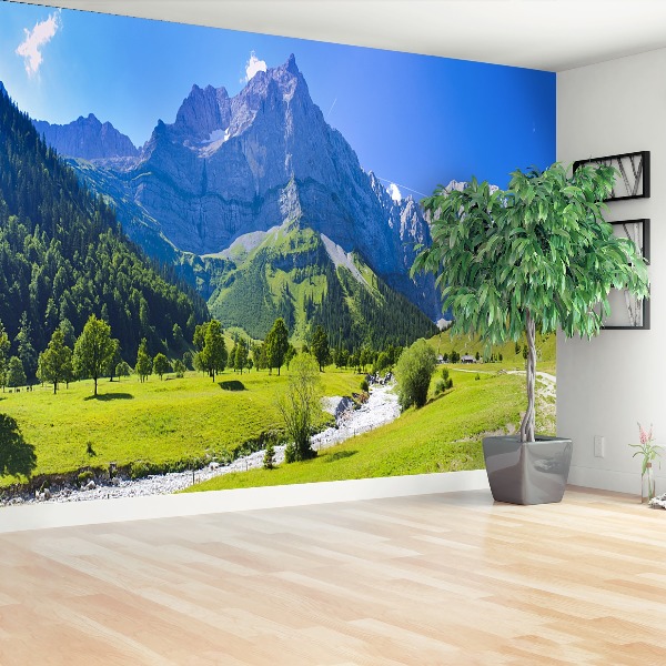 Wallpaper Panorama of the alps