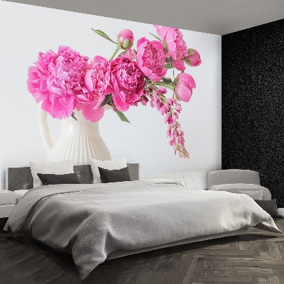 Wallpaper Pink peonies