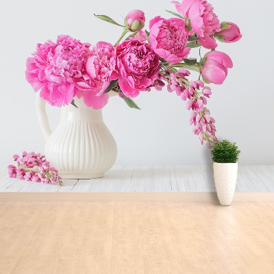 Wallpaper Pink peonies