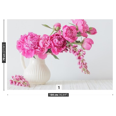 Wallpaper Pink peonies