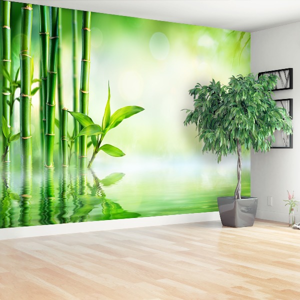 Wallpaper Bamboo water 