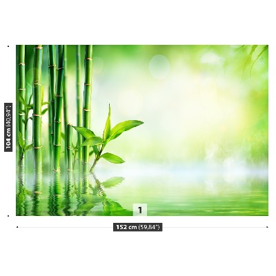 Wallpaper Bamboo water