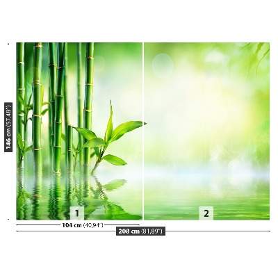 Wallpaper Bamboo water