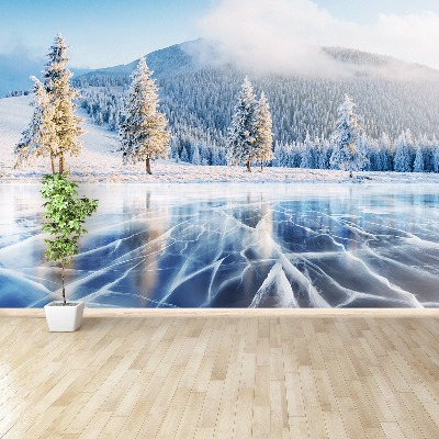 Wallpaper A frozen lake