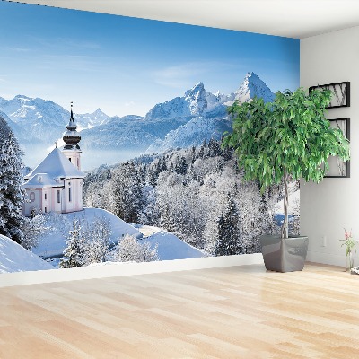 Wallpaper Winter alps