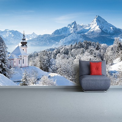 Wallpaper Winter alps