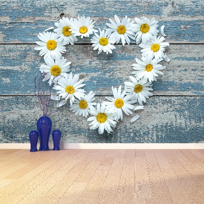 Wallpaper Chamomile. Heart