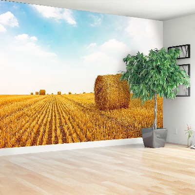 Wallpaper Straw bales