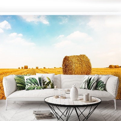 Wallpaper Straw bales